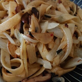 椎茸海苔醤油パスタ